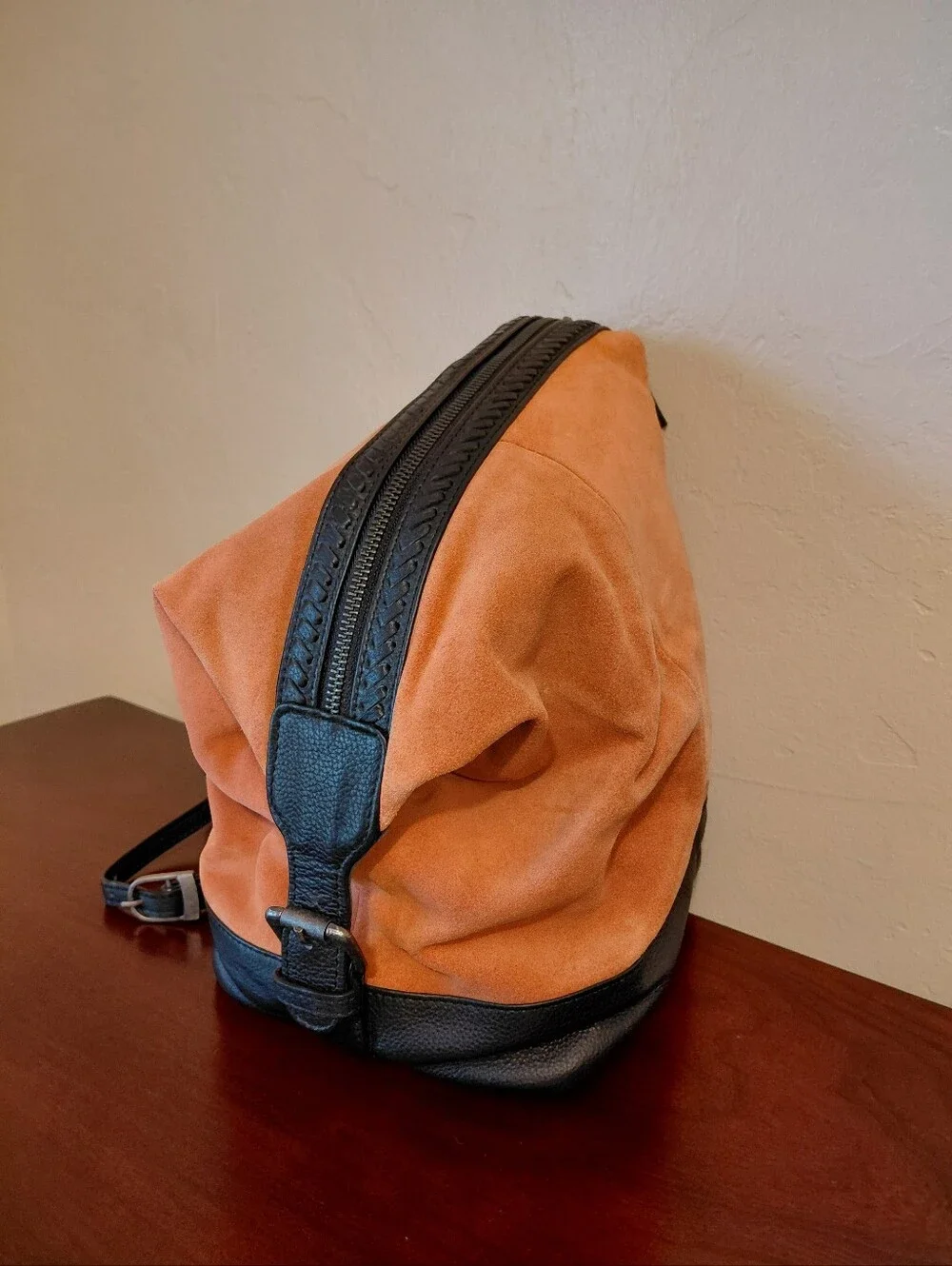 Free People Serena Suede Slouchy Backpack